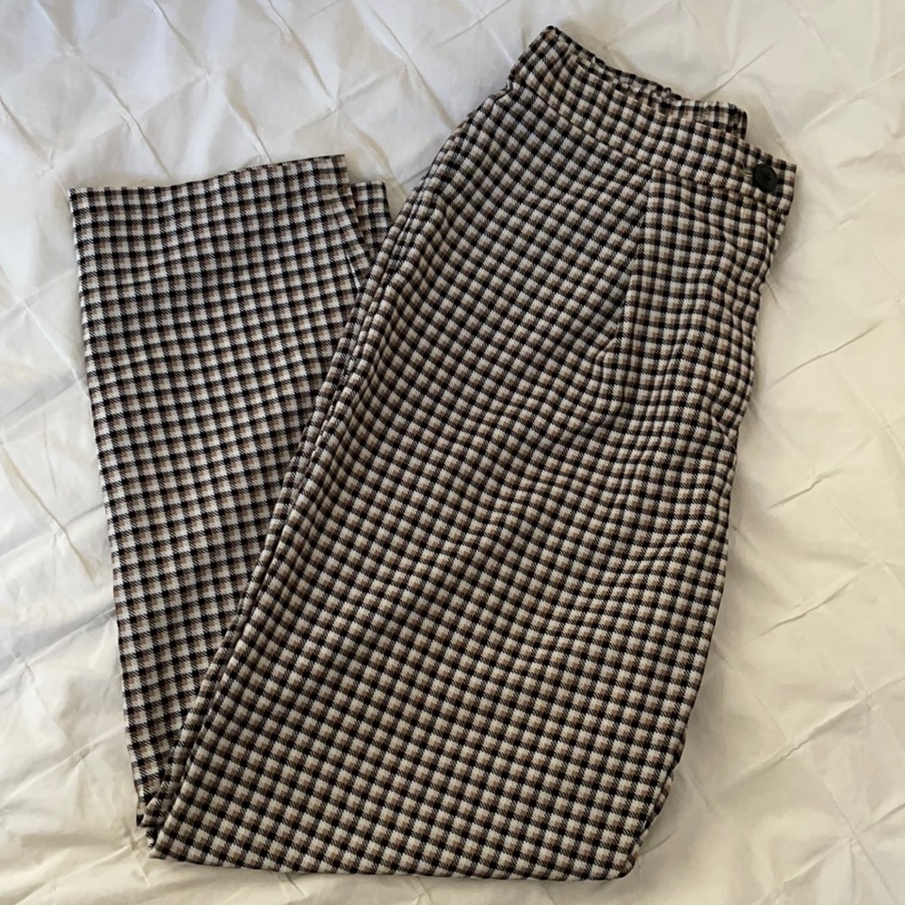Crop Plaid Pants | H&M